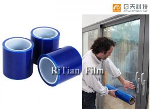 China Transparent Window Glass Protection Film No Glue Residue Weathering Resistance on sale