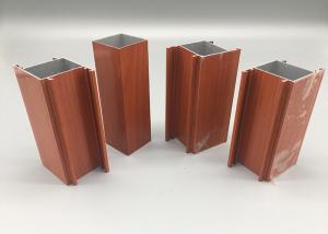 China 6063 T4 Senegal Wood Finish Aluminium Profiles , Anodized Aluminum Extrusions on sale
