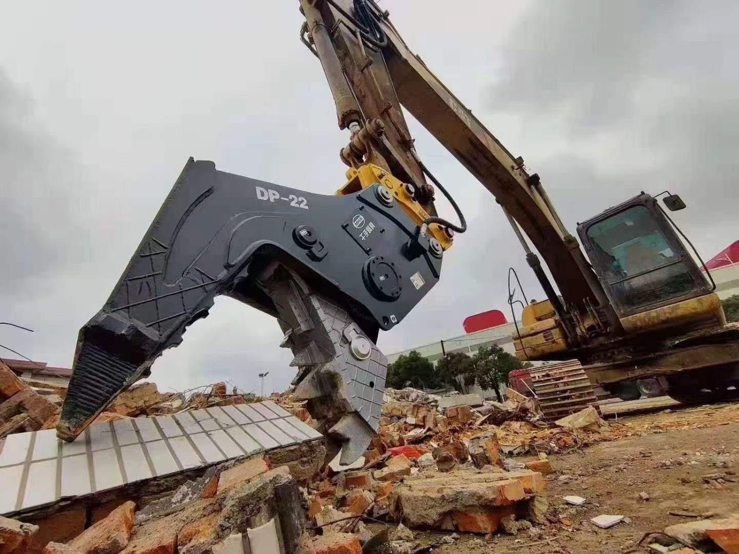 Custom NM360 Excavator Pulverizer 360HB With Jaw Teeth
