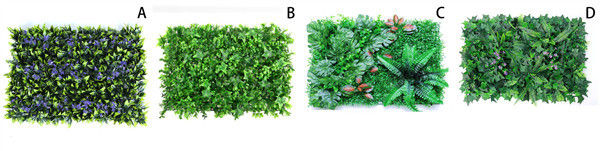 Artificial Flower Lawn Synthetic Vertical Garden Eco Friendly 1001D 1001E