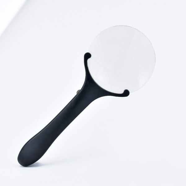High Quality Wholesale 2.5X 5X Illuminated Magnifier, Handheld Desktop square Magnifying Glass with Led Light for Reading