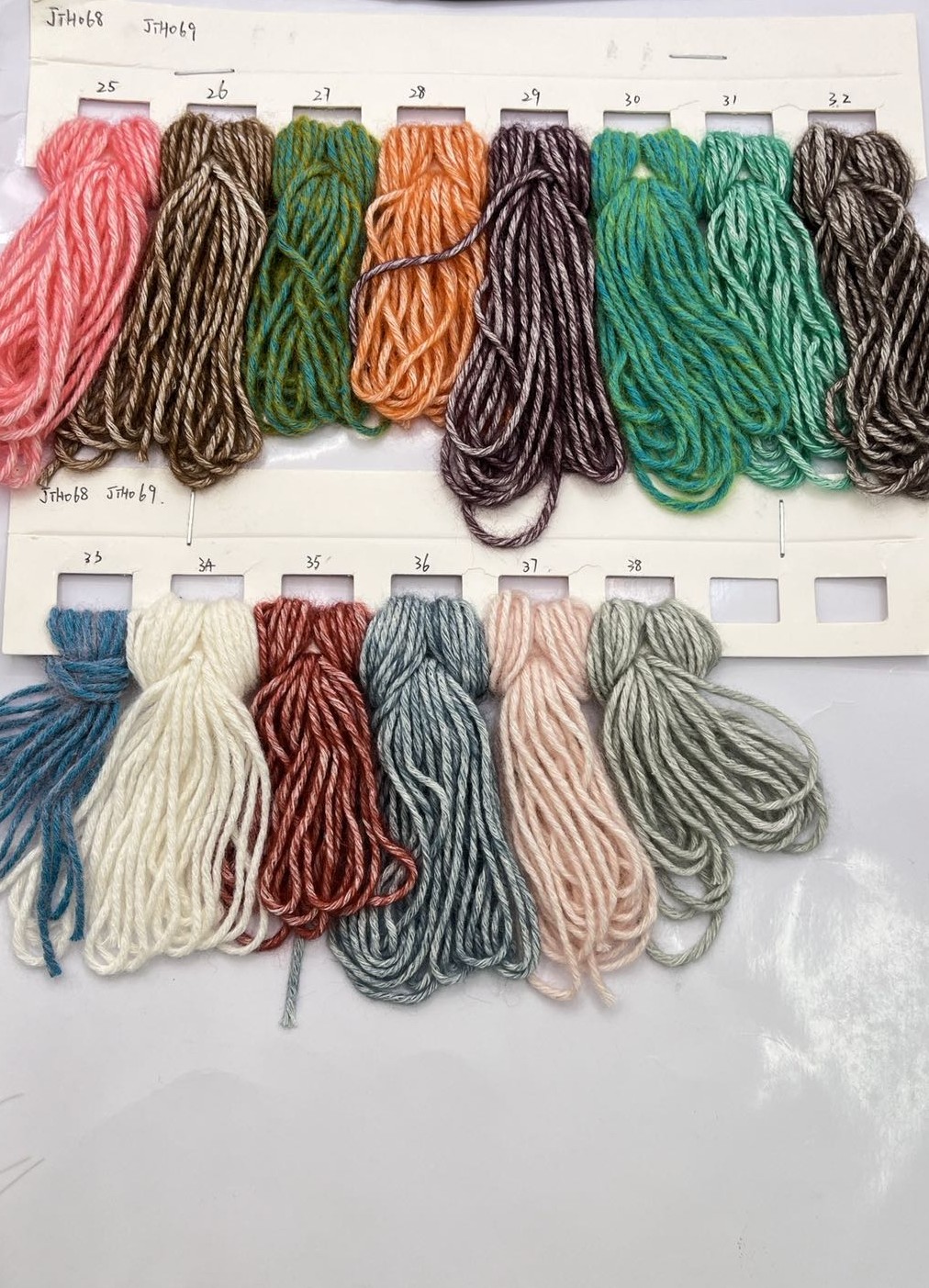 Customized 2.6NM Hand Arm Knit Yarn Craft 80%Cotton 20% Acrylic Baby Knit And Crochet Yarn