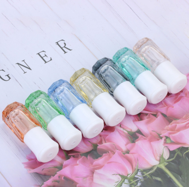 Glass Roller Bottles Bulk With Black Plastic Cap Essential Oil Roller Bottles With Metal Ball