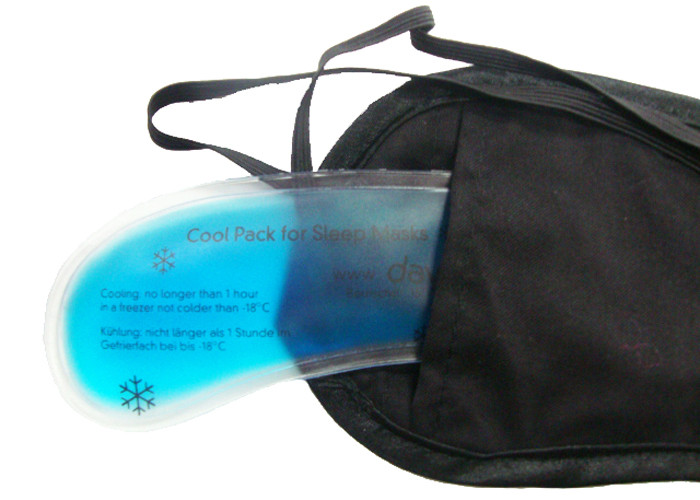 Cool Pack Black eye shade for sleeping With Common Design / Customized Logo