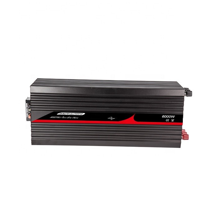 Power Inverter 12V to 110V, Pure Sine Wave Inverter 6000W