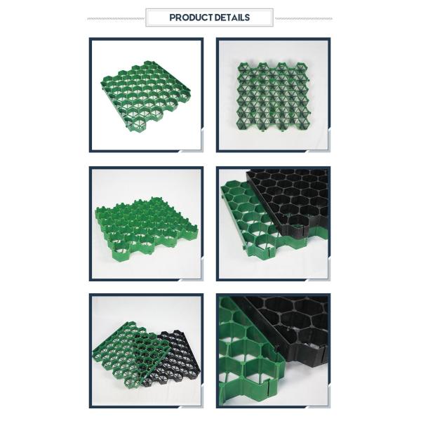 Heavy-Duty HDPE Grass Paver Grid for Permeable Ground Reinforcement, Driveways, Parking Lots, Landscaping, and Lawn Stabilization