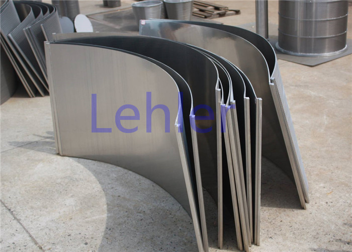 120 Degree Sieve Bend Screen 585 / 710 / 825mm Non - Clogging Construction