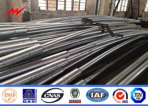 Quality 8.43m Light Road Pole Hot Dip Galvanized Steel Poles For Highway Using wholesale