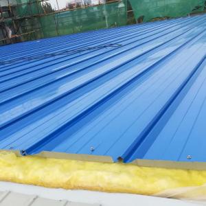 China Q235 Green Metal Roof Maintenance Customized 0.8mm For Panel Wall on sale