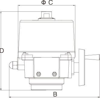 Solenoid High Pressure Wafer Type Electric Butterfly Valve Air Flow Control 220Vac