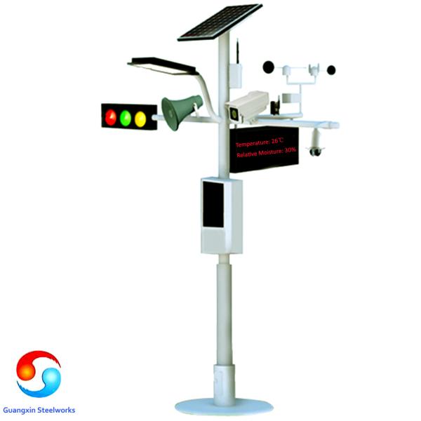 35m 45m Dual Lifting Mono Pole Tower Hight Mast Street Light Pole