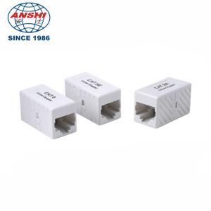 Quality Small Rj45 Inline Keystone Coupler Cat5e Cat6 Cat6A Utp wholesale