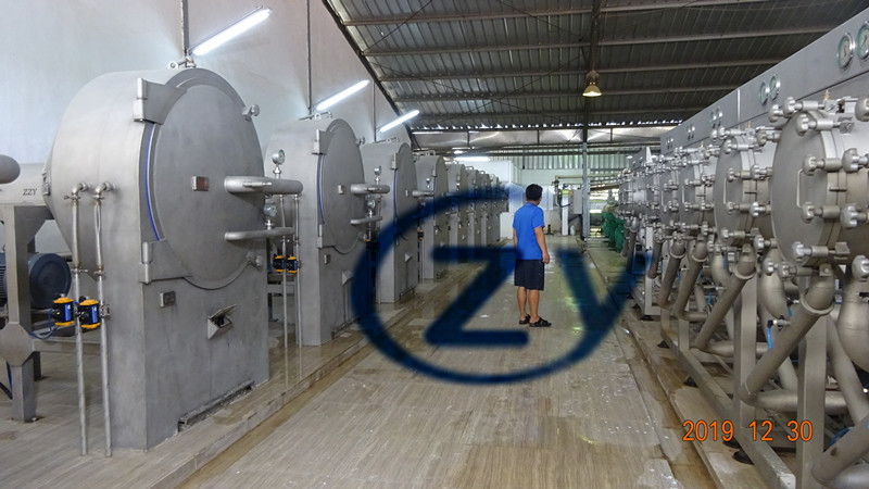 Starch Milk Refining Tapioca Starch Machine Hydrocyclone Counter Current Washing