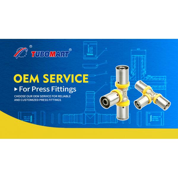 Wholesale ISO Certificated Plumbing Material Copper PEX Pipe Fittings Equal Elbow Tee Coupling Gas PEX Press Fitting