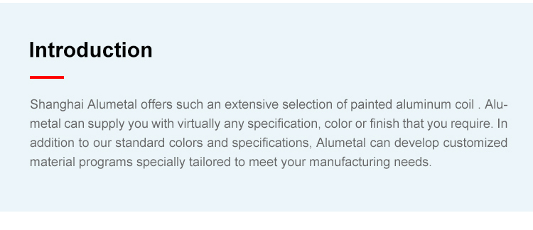 1mm Prepainted Coated Aluminum Coil Strip PE Coated Trailer Roof Coil