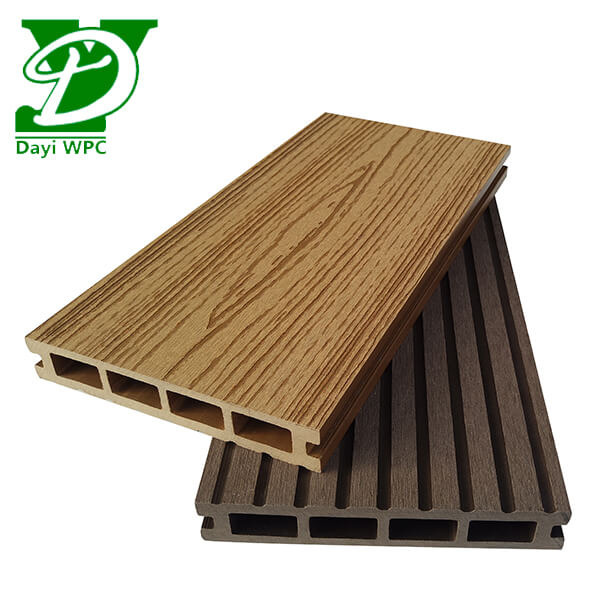 Commercial Waterproof WPC Composite Decking With Hollow Design