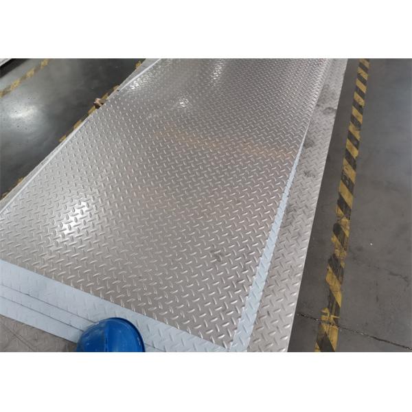 Cheap Silt Edge SS 304 Chequered Plate Embossed Pattern Diamond Galvanized for sale