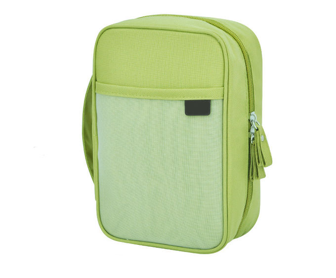 Wholesale Multi-Functional Square Green Hanging Bag Makeup Cosmetic Bag