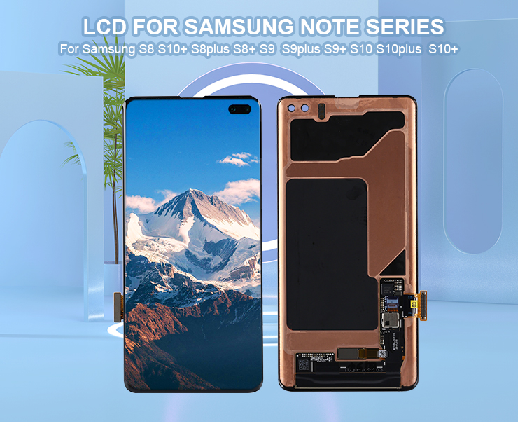 Touch Mobile Phone LCD Screens Digitizer Replacement For Samsung Galaxy S9 S9plus S10 S10plus