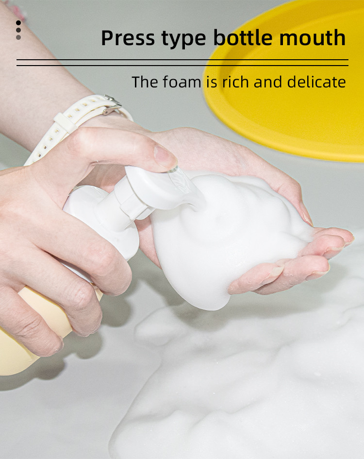 Iso Approved 200ml Foam Hand Sanitizer Bottle Soft Touch Packaging