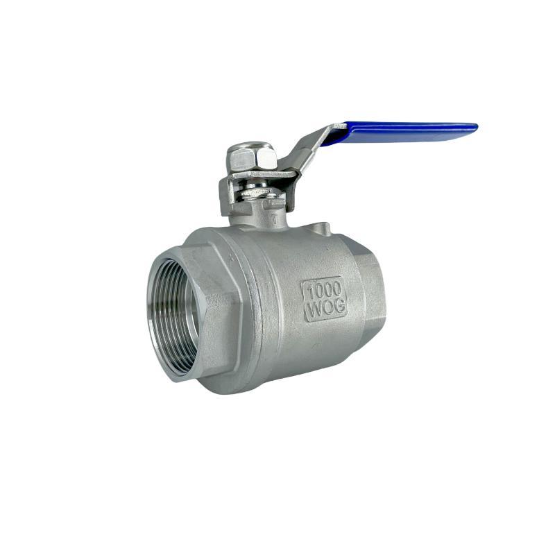 1000wog 201/304/316/Wcb Stainless Steel Female-Threaded 2PC Ball Valves