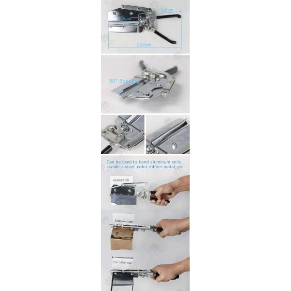 90 Degree Bending Tool Folding Pliers SS Aluminum Feel 8.6cm Handle Length