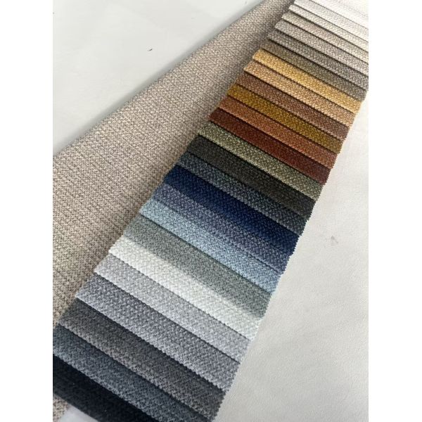 2025 Modern New 100%Polyester Knitted Sofa Fabric Chenille Look Soft Printing Home Textile Fabric for Sofa