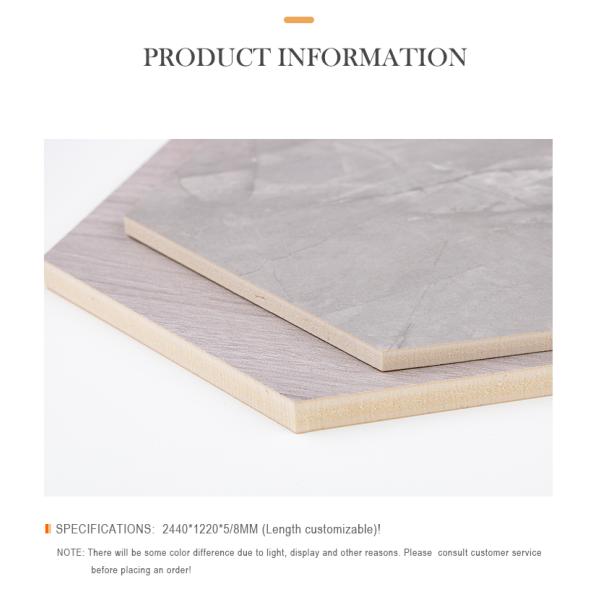 Bamboo Charcoal Wood Veneer Easy Installing Decorative Wall Panels High Quality Marble Sheet
