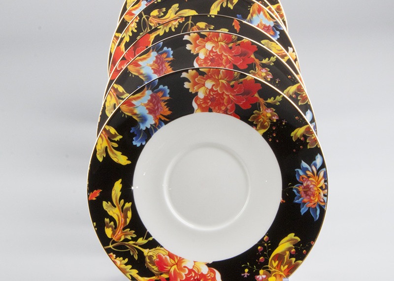 FDA Certificate Luxury Royal 45% Bone China Wedding Dinner Set
