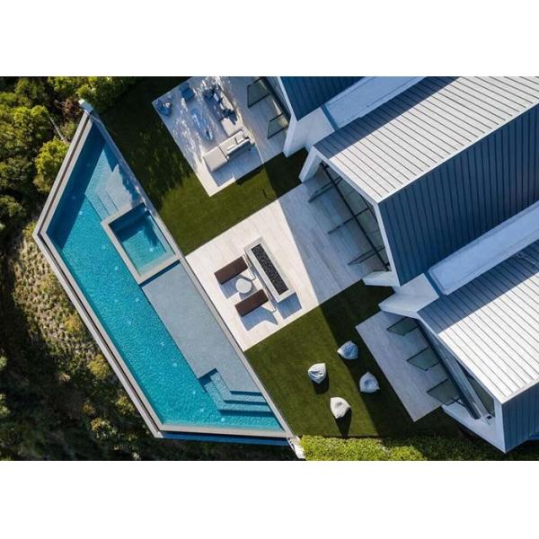 Prefab Kit Home With Steel Structure Prefab Villa Cheerful House With PVC Ceiling Panel