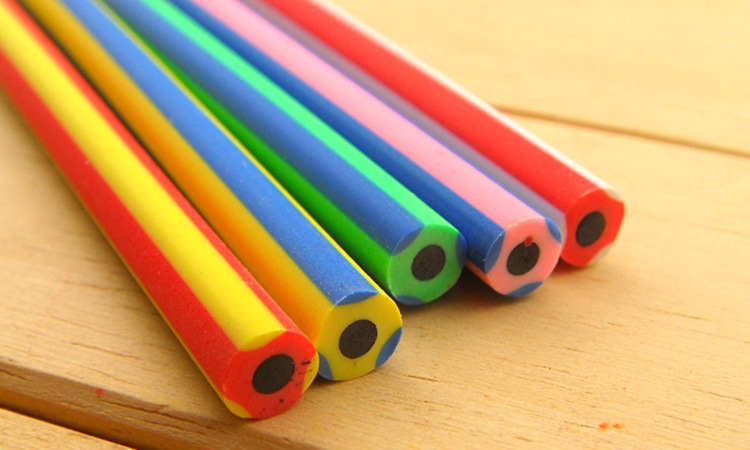 Learning Office Supplies Writing Drawing Pencils Colorful Soft Pencil for Promotions