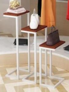 Quality Simple Modern Furniture Store Display Fixtures , Black Metal Cloth Display Stand wholesale