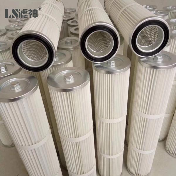 99.99% Dust Collector Air Filter , ISO9001 Cartridge Air Filter