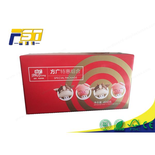 Strong Carton Folding Colored Corrugated Mailing Boxes For Shipping / Packaging