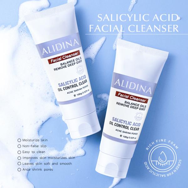Wholesale Salicylic Acid Deep Cleaning Organic Skincare Cleanser Hydrating Cleansing Face Wash Soothing All Skin