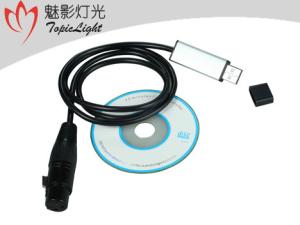 Quality Topic Light Computer DMX512 Console / USB TO DMX Interface Adapter wholesale