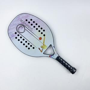 Quality PU Beach Tennis Paddles 12K Carbon Customized Beach Ball Racket wholesale