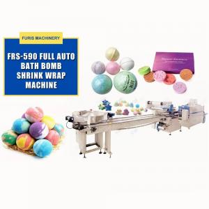 China High Speed Bath Fizzy Bath Bomb Shrink Wrap packing Machine Customize shape and size on sale