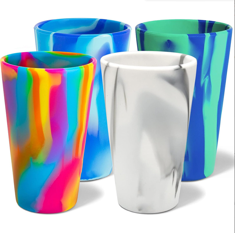 Sustainable Silicone Rubber Unbreakable Shot Glass Reusable Shatterproof Cup for Parties