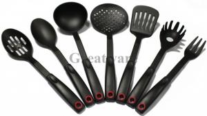 China Set of 7 Nylon Kitchen Tool Set Soft Grip Cookware on sale