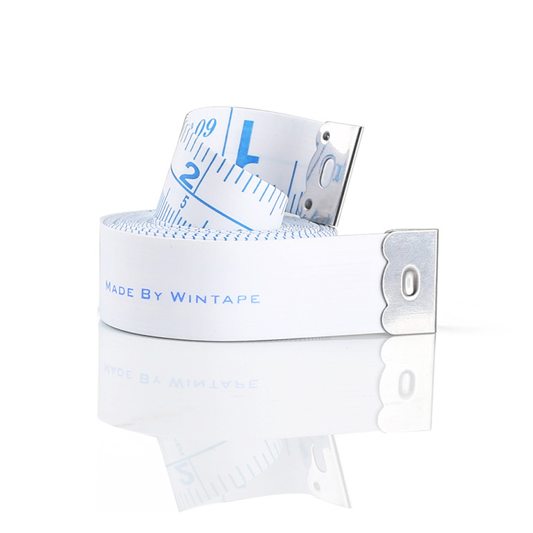 Compact And Easy To Wintape Mini 60-Inch 1.5m White Waterproof Sewing Body Tape Soft Ruler With Blue Printing