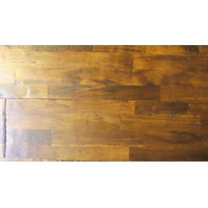 Acacia Solid 3-strips, hand-scraped,distressed,UV lacquer