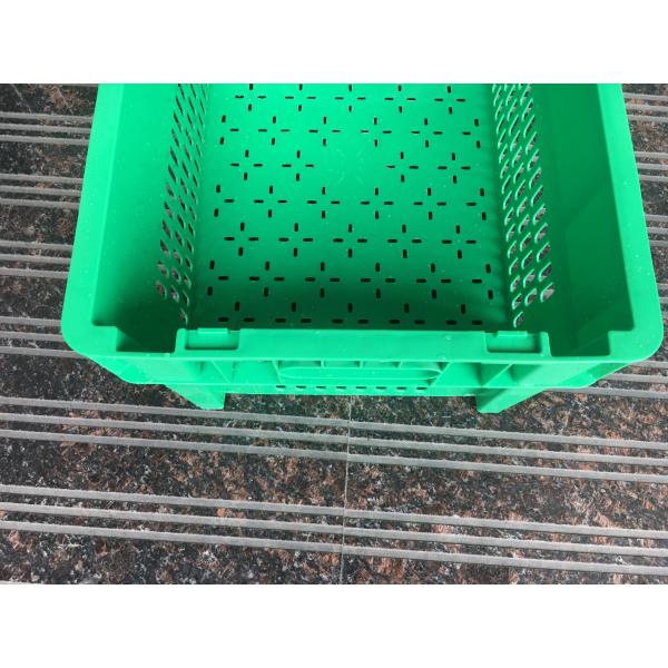 Hygienic 180* Collapsible Plastic Crate Heavy Duty 600 * 400 * 235mm With Lid