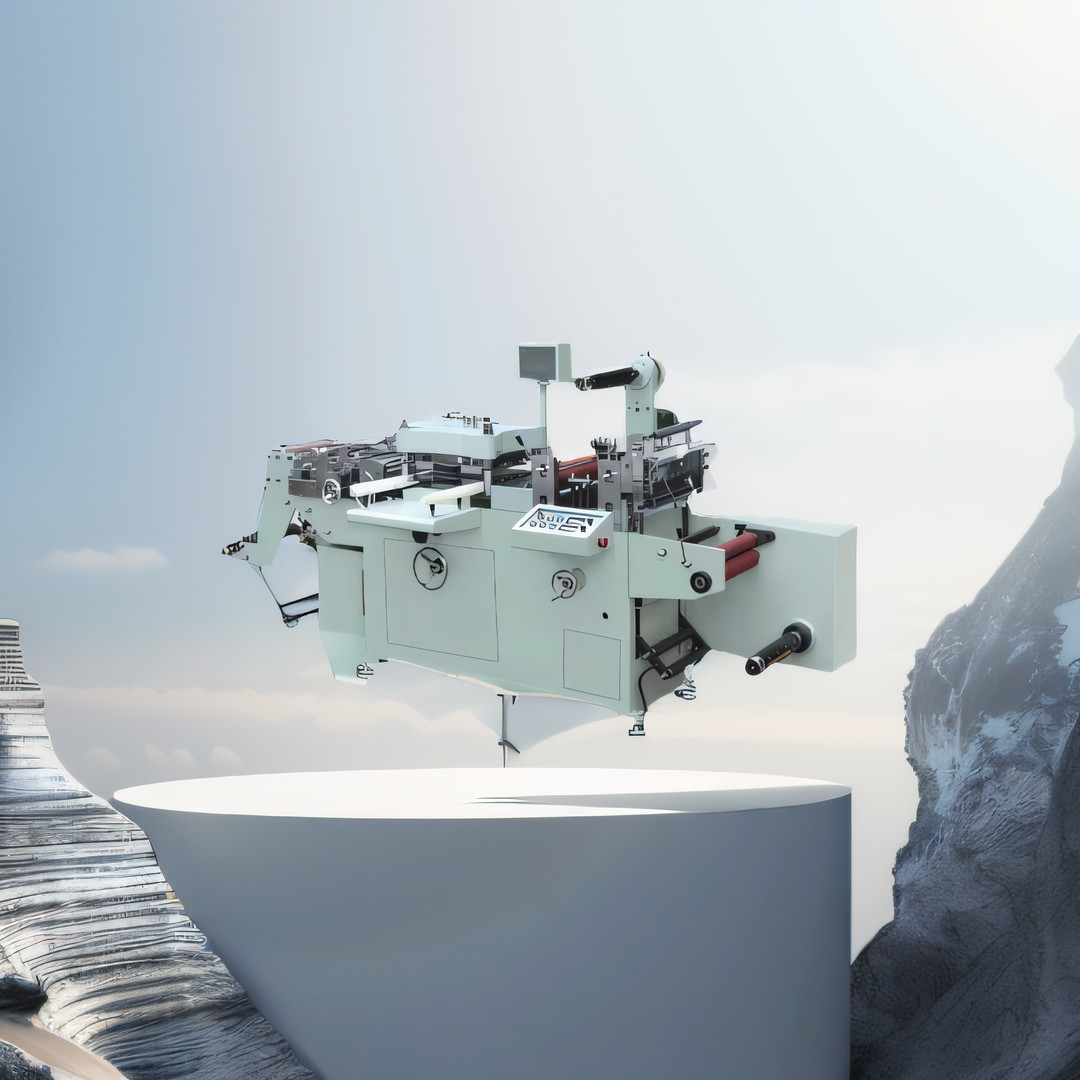 AUTOMATIC LABEL DIE CUTTING MACHINE WIDELY USED IN ELECTRONIC LINE ADHESIVE PRODUCT LINE AND SO ON SERVO SYSTEM CONTROL