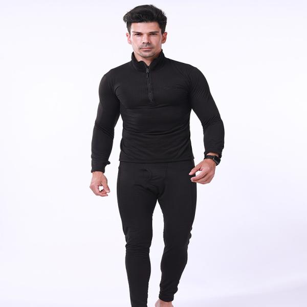 Men's Winter Thermal 2 Piece Set Clothing Underwear Suit