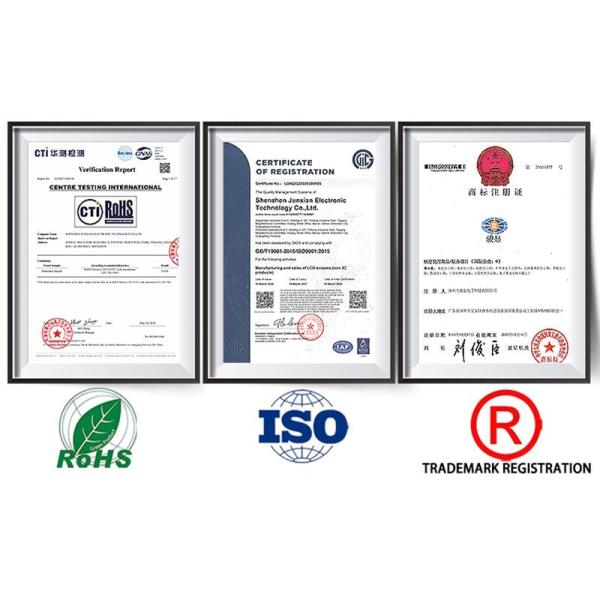 Custom Segment LCD Display with Incell capacitive touchscreen for industrial controls