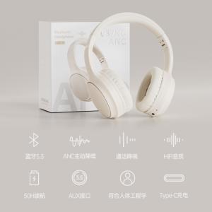 Quality Over Ear Active Noise Cancelling Headphones Bluetooth ANC Headphones Customizable wholesale