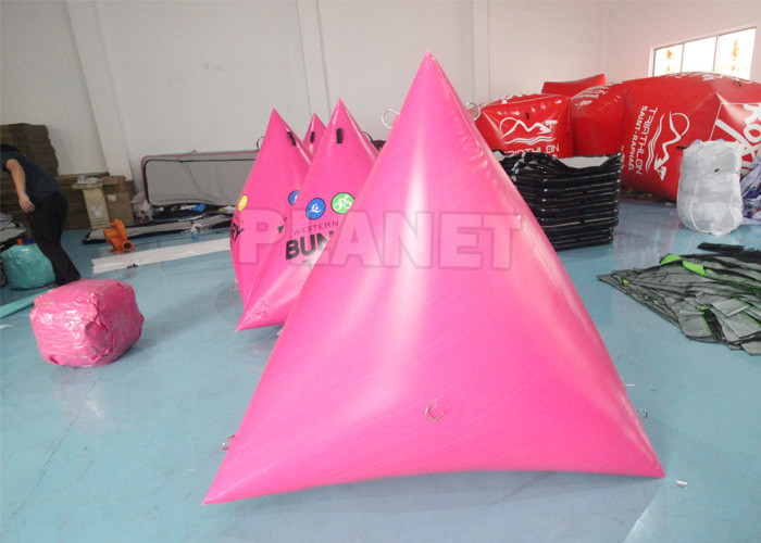 Custom Logo Water Floating Inflatable Race Buoy Inflatable Swimming Marker Buoy For Open Water
