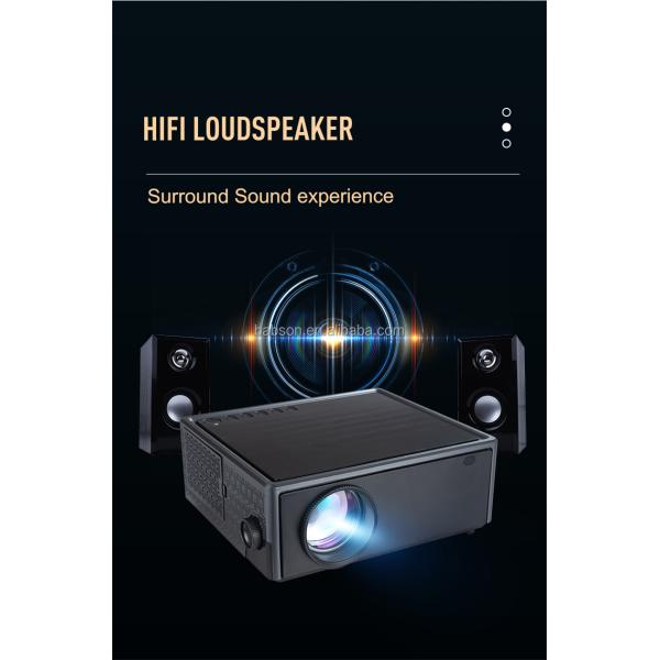 1st Brightest LCD Projector 4K Wireless LCD Video Projector Android 11 LED Lamp Bag Accessory Home Theater Use Sun 716
