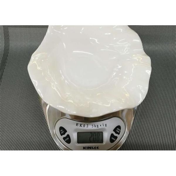 Flower Shape Unbaked Porcelain UNK Dessert Bowl Diameter 15cm Weight 208g